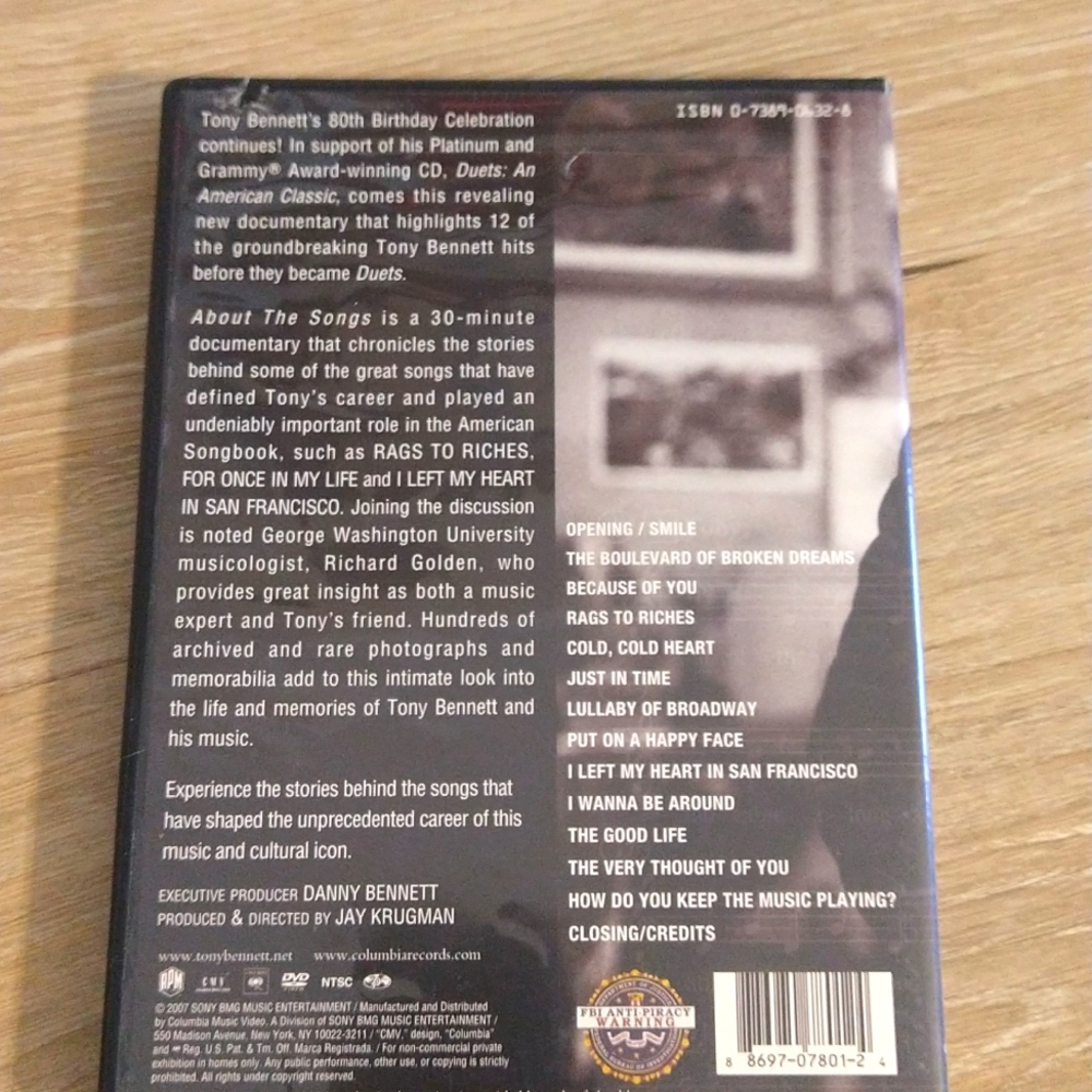 Tony Bennett DVD - Picture 2 of 4